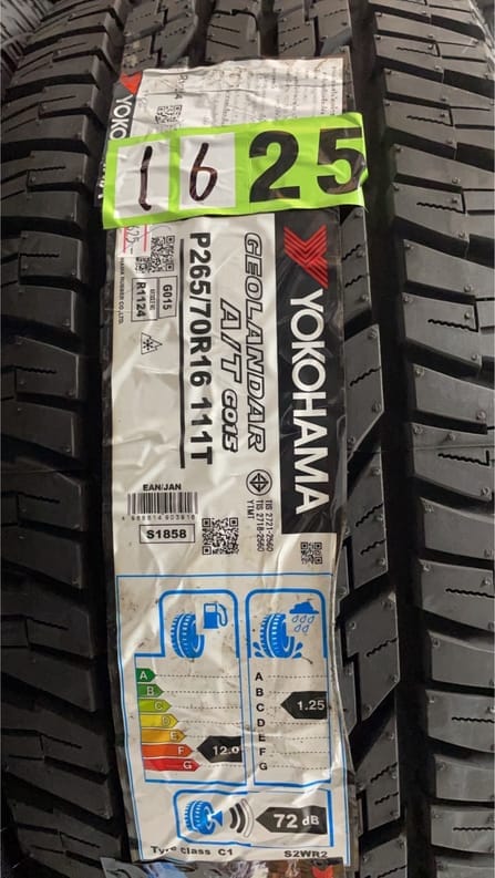 ยางรถยนต์ YOKOHAMA รุ่น GEOLANDAR A/T G015 ขนาด 265/65R17 จำนวน 4 เส้น_4
